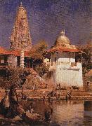 Edwin Lord Weeks The Temple and Tank of Walkeshwar at Bombay oil painting artist